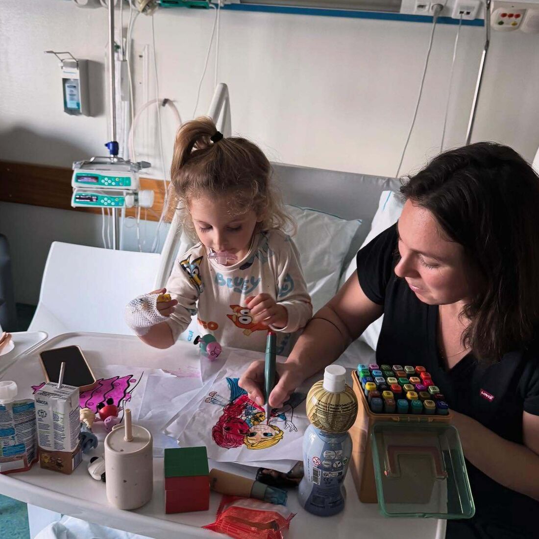 Eduardo Madeira, filha, hospital