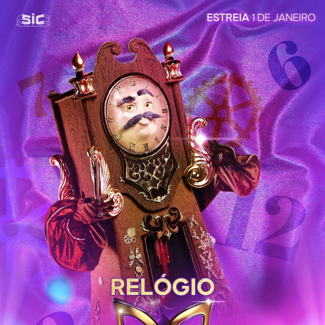 A Máscara, Relógio