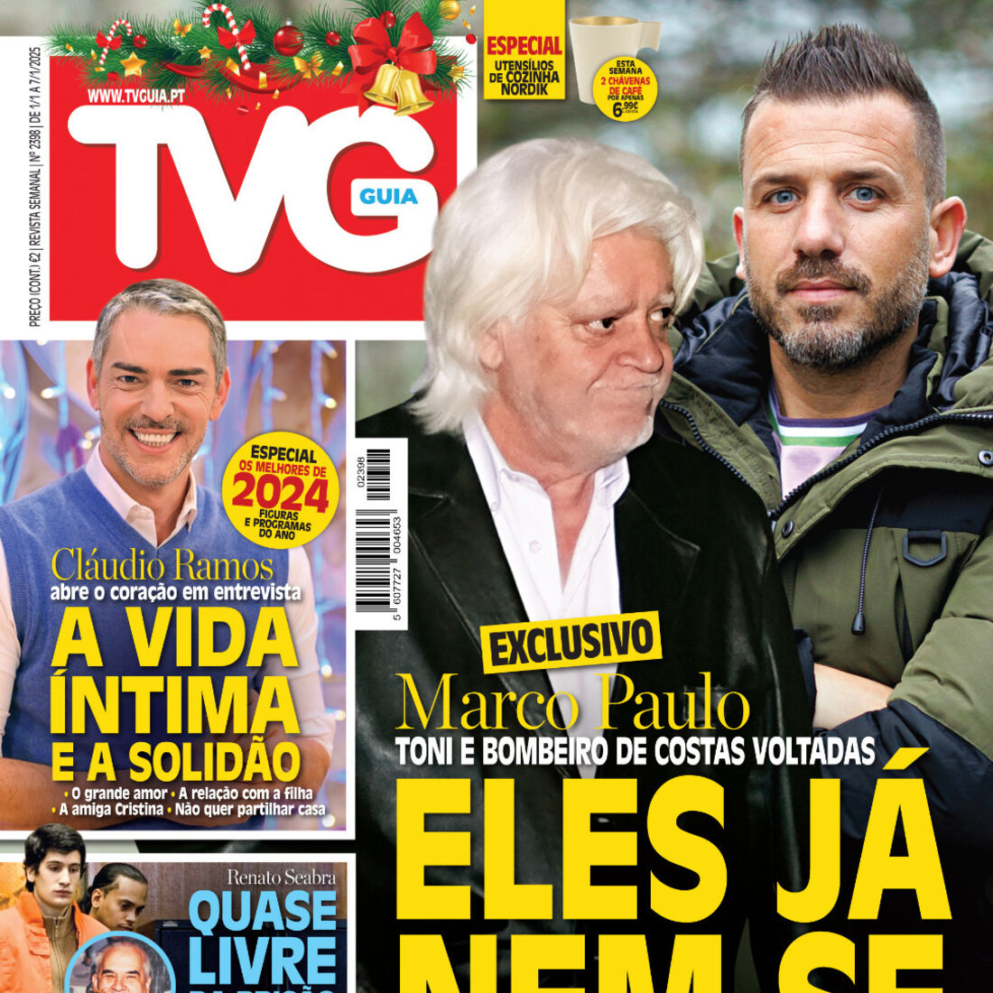 Marco Paulo: Toni e bombeiro de costas voltadas