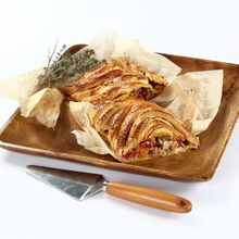 Strudel de Peru e Groselhas