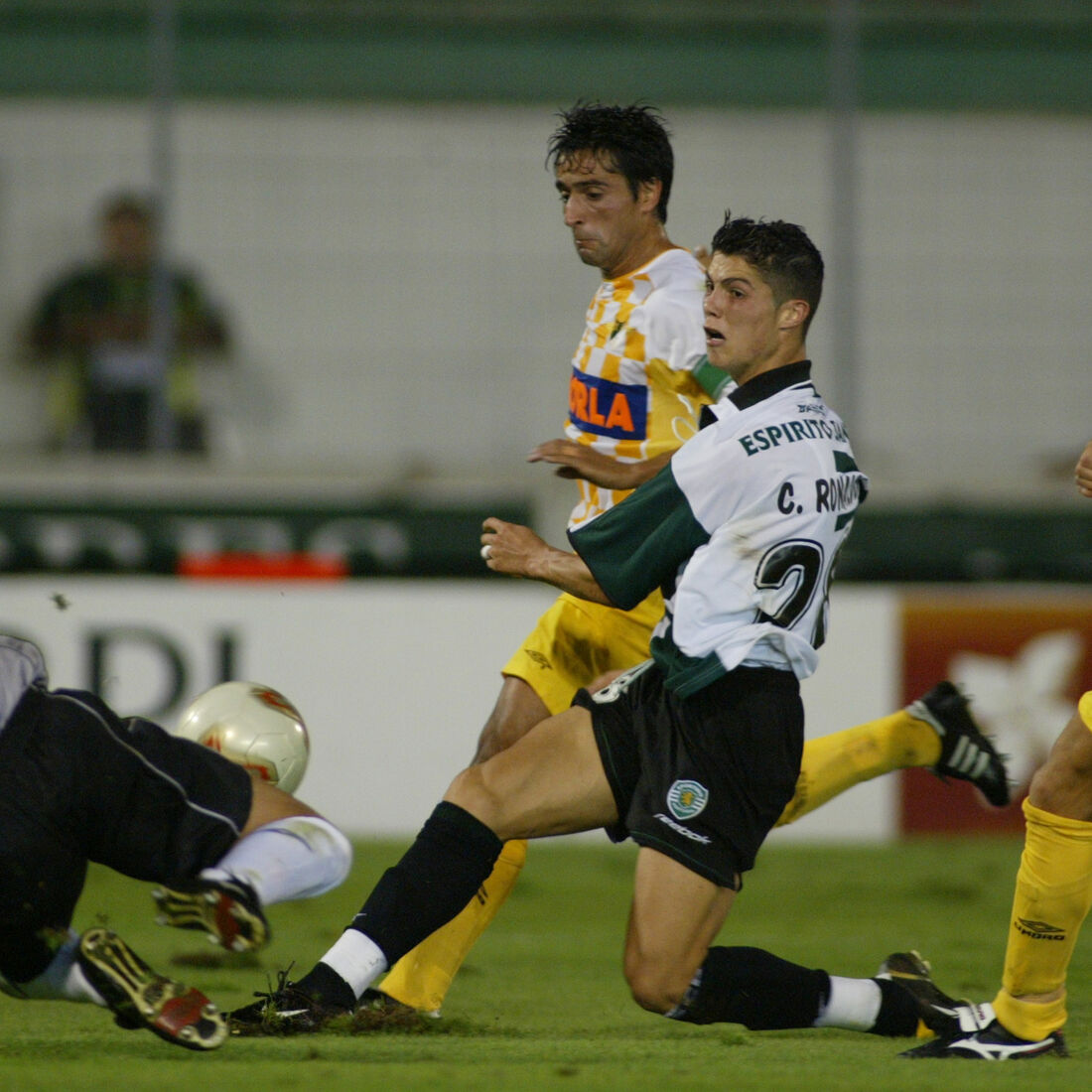 Cristiano Ronaldo, primeiro golo, Moreirense