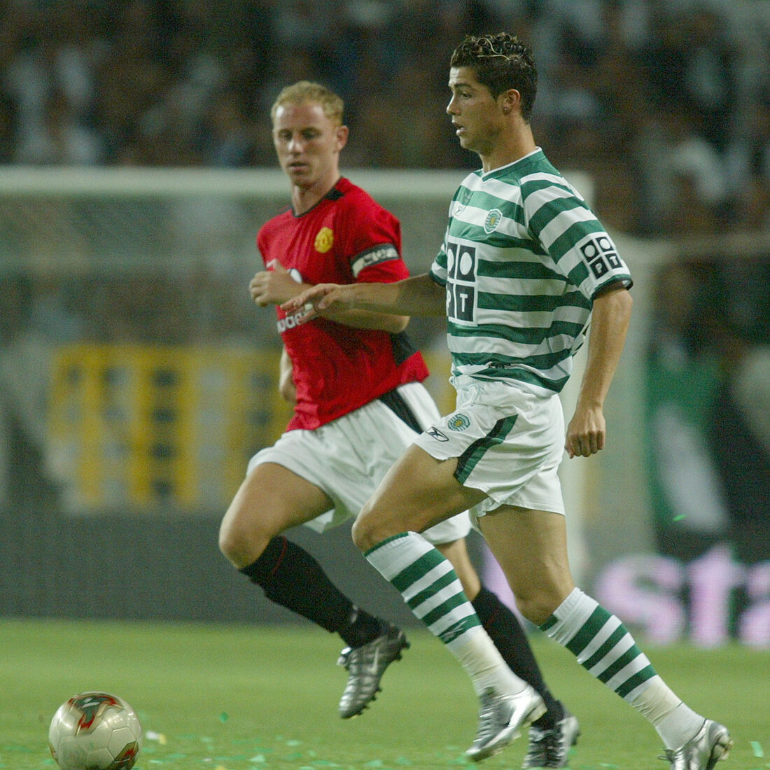 Cristiano Ronaldo, jogo de apresentação, Sporting, Manchester United