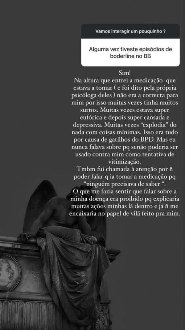 Daniela Ventura, respostas