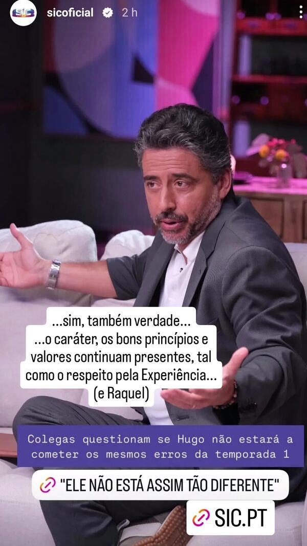 Hugo Oliveira, Casados, resposta Raquel