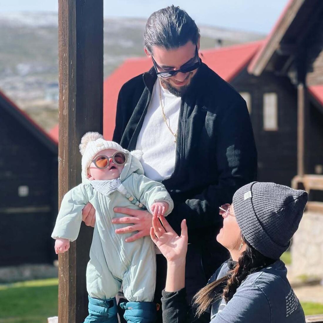 Syro, Mariana Pacheco e o filho, Amadeo