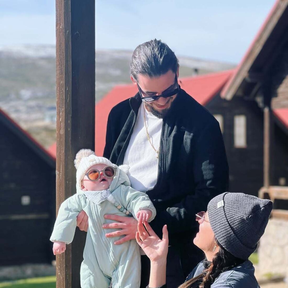 Syro, Mariana Pacheco e o filho, Amadeo