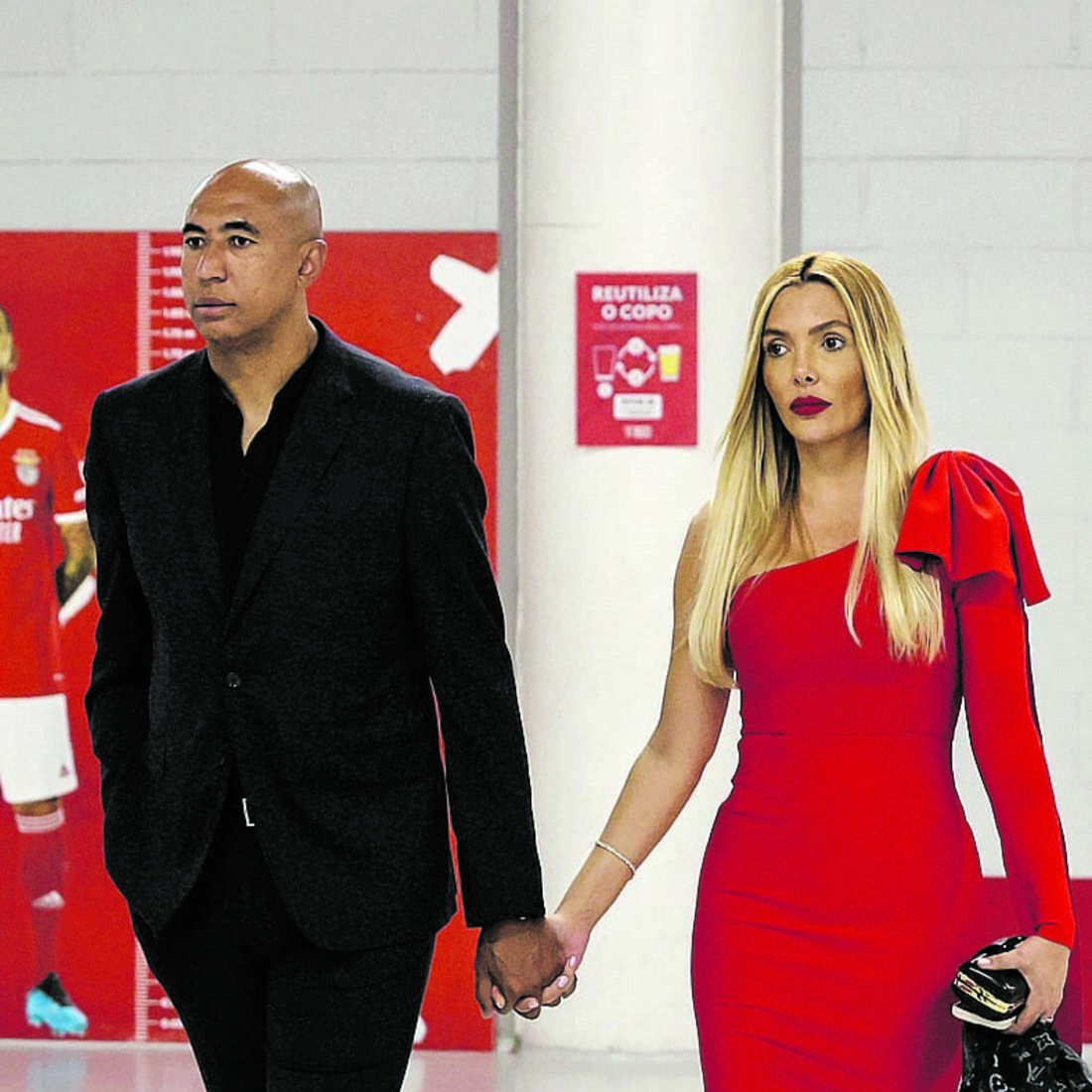 Luisão e Brenda Mattar