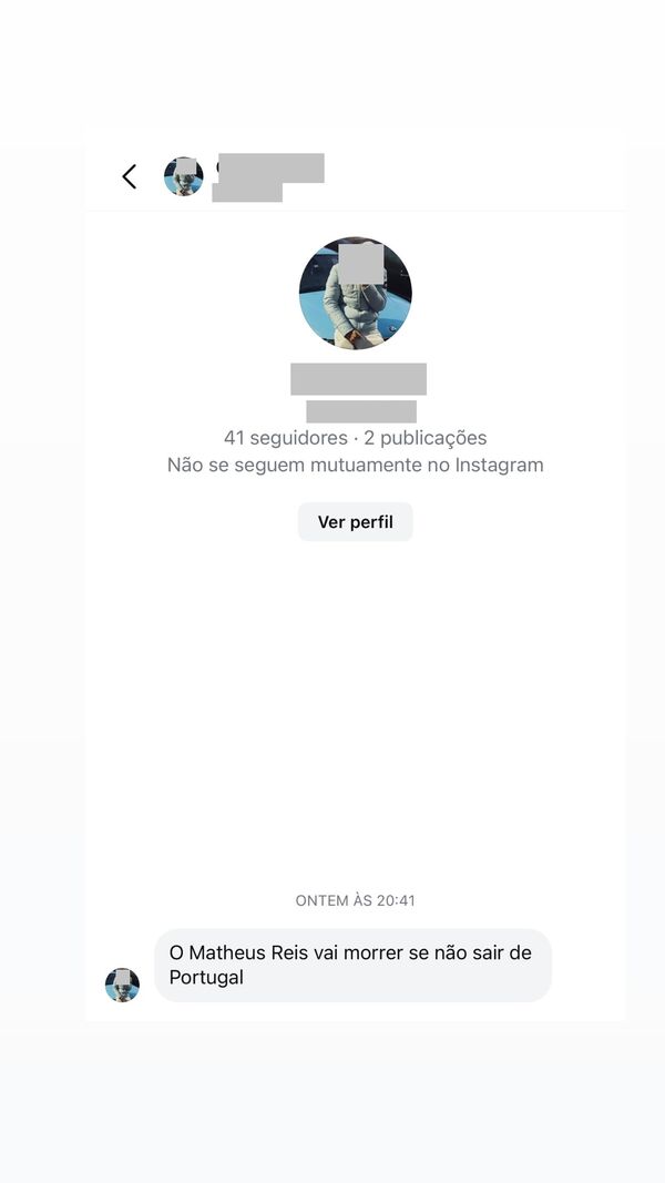 Ameaças, Matheus Reis