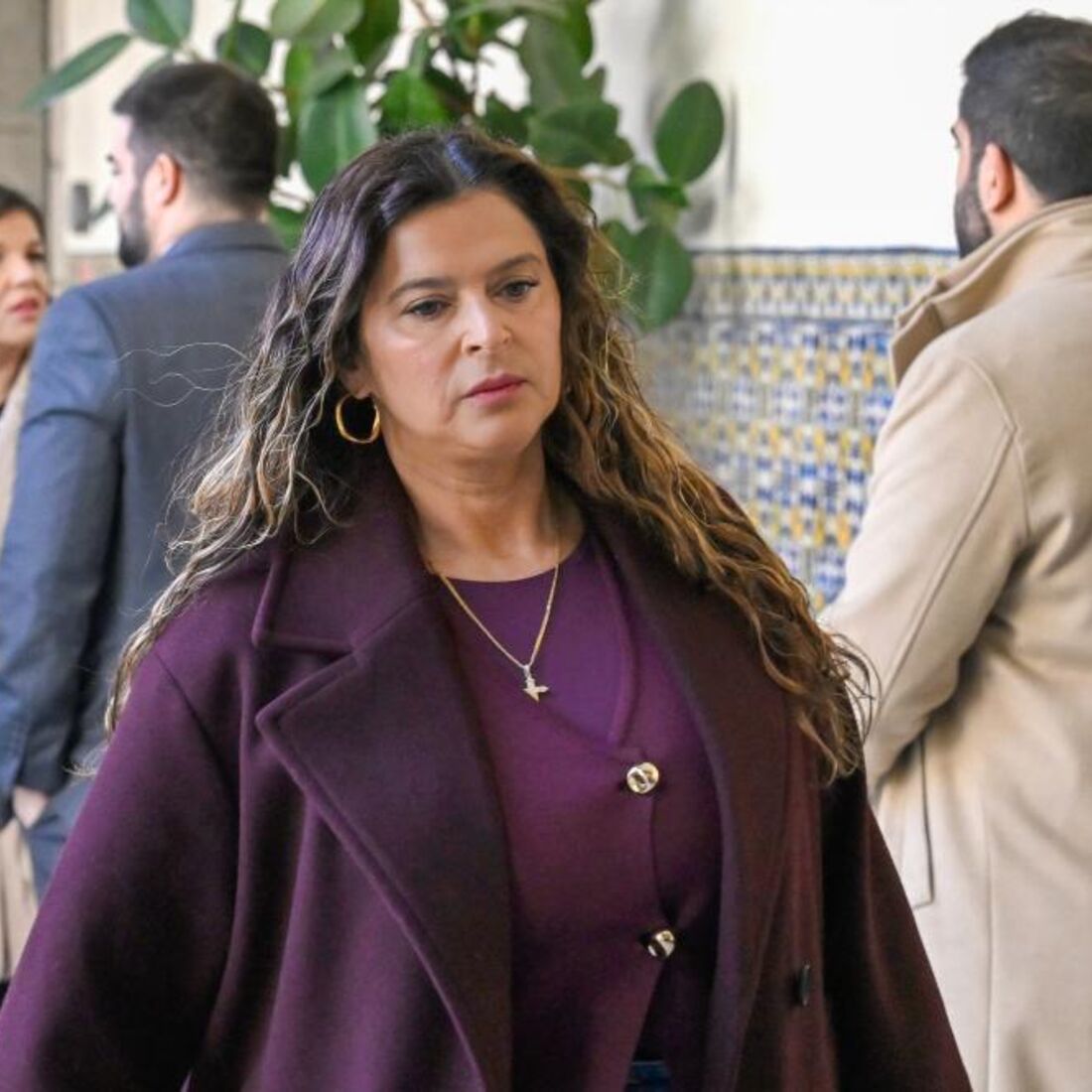 Sandra Madureira chega ao tribunal