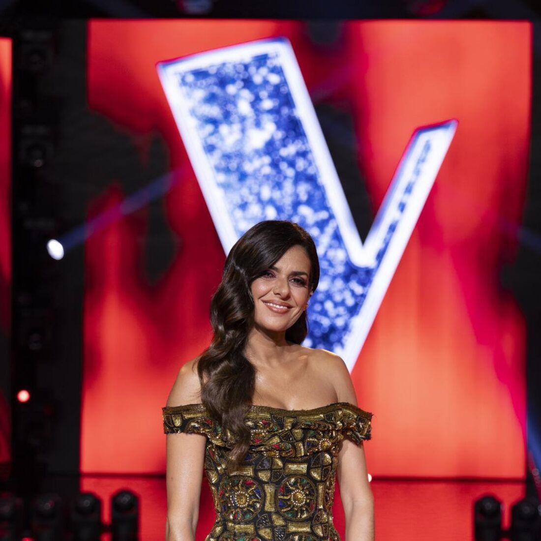 Catarina Furtado no programa The Voice Portugal