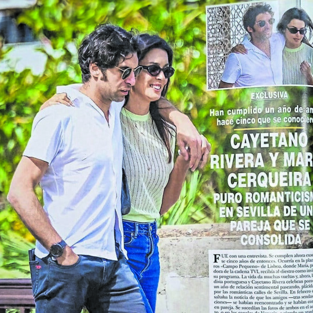 Cayetano Rivera e Maria Cerqueira celebram um ano de romance em Sevilha