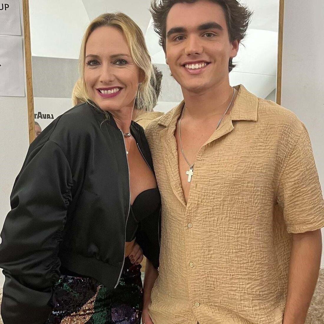 Liliana Campos e Diogo Martins juntos num momento de sorrisos