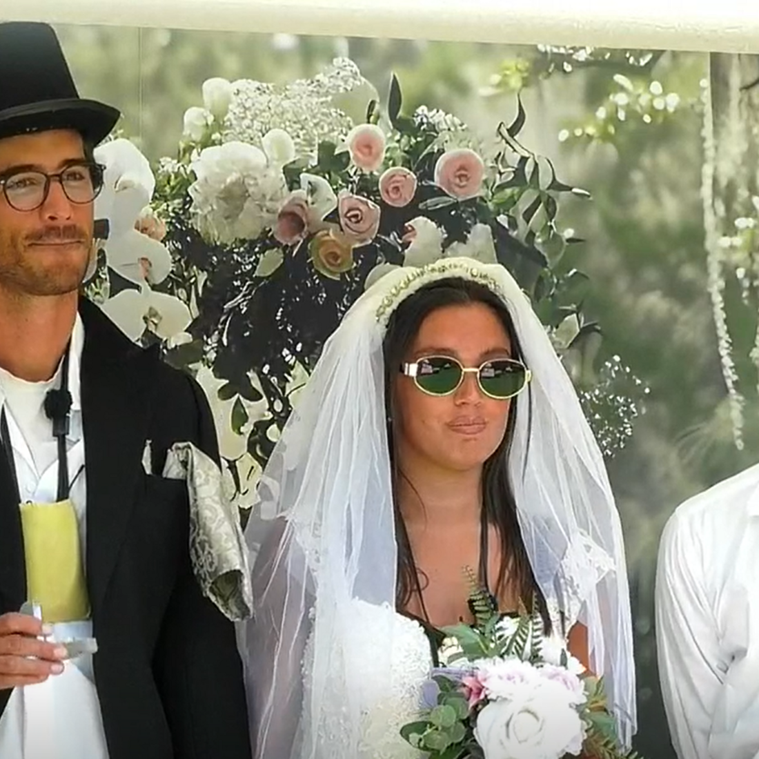 Diogo Bordin e Carolina Braga celebram 'casamento' no Big Brother, com Luís Gonçalves a marcar presença