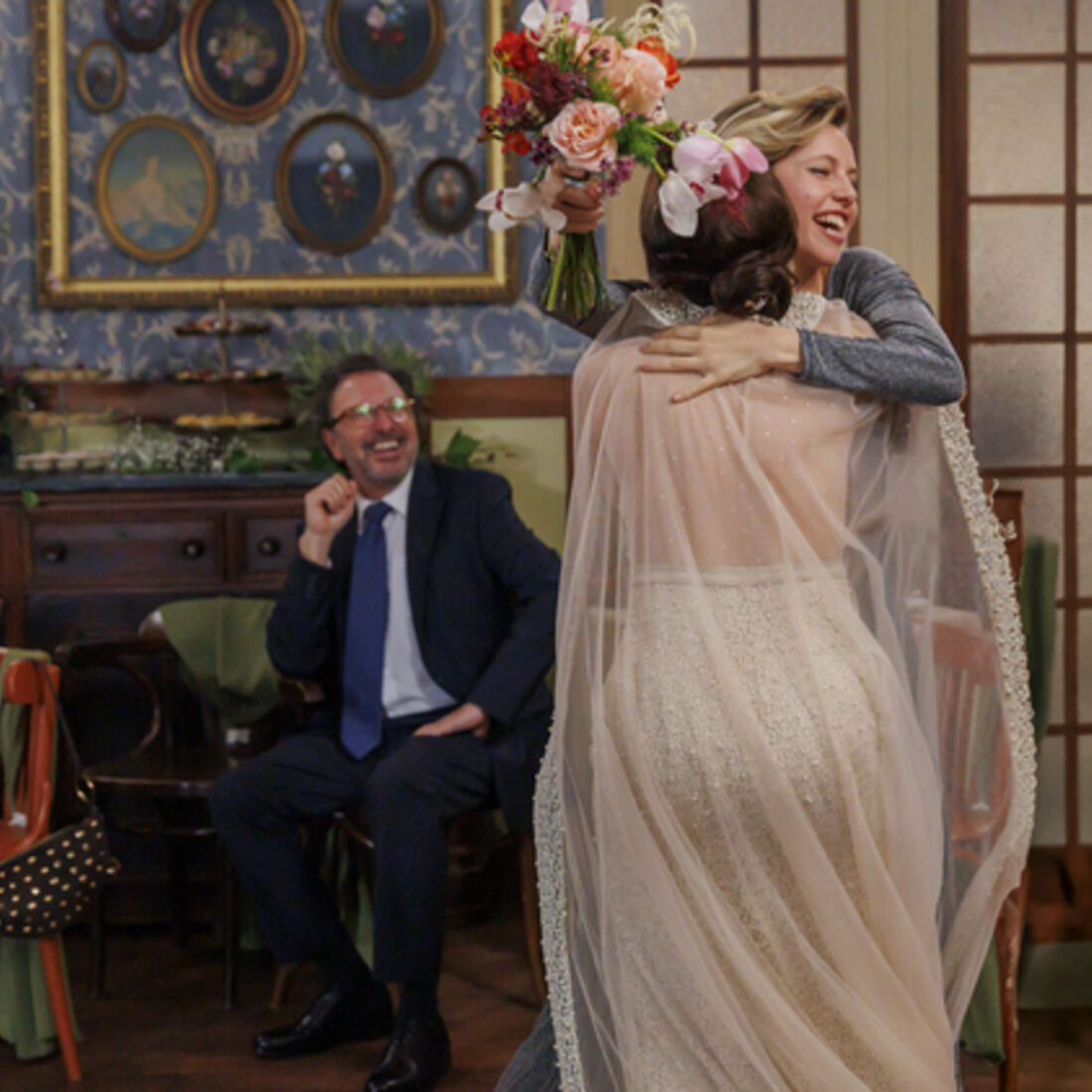 Casamento de Sofia e Vicente tem festa no café e momentos de tensão