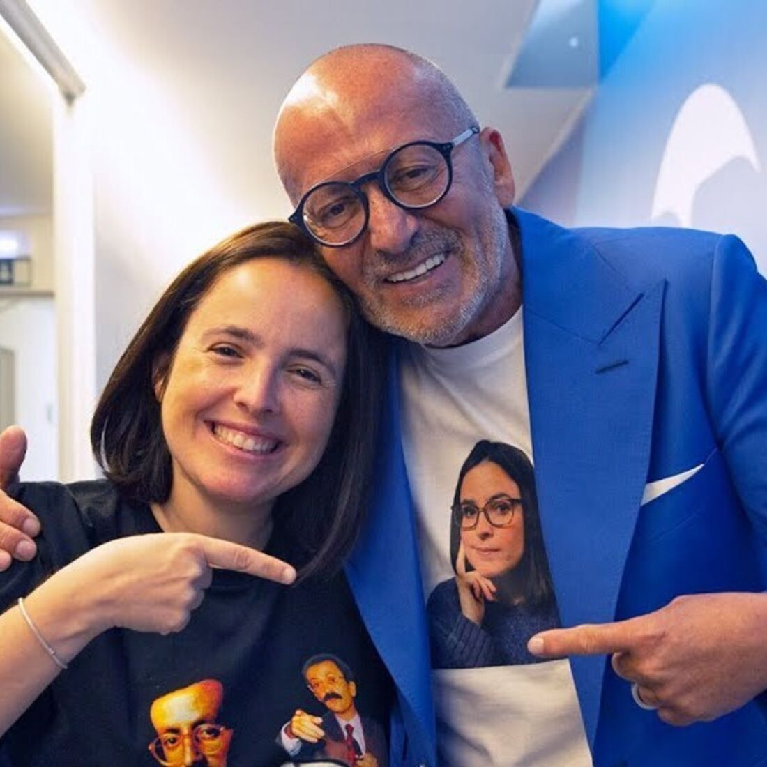 Joana Marques e Manuel Luís Goucha