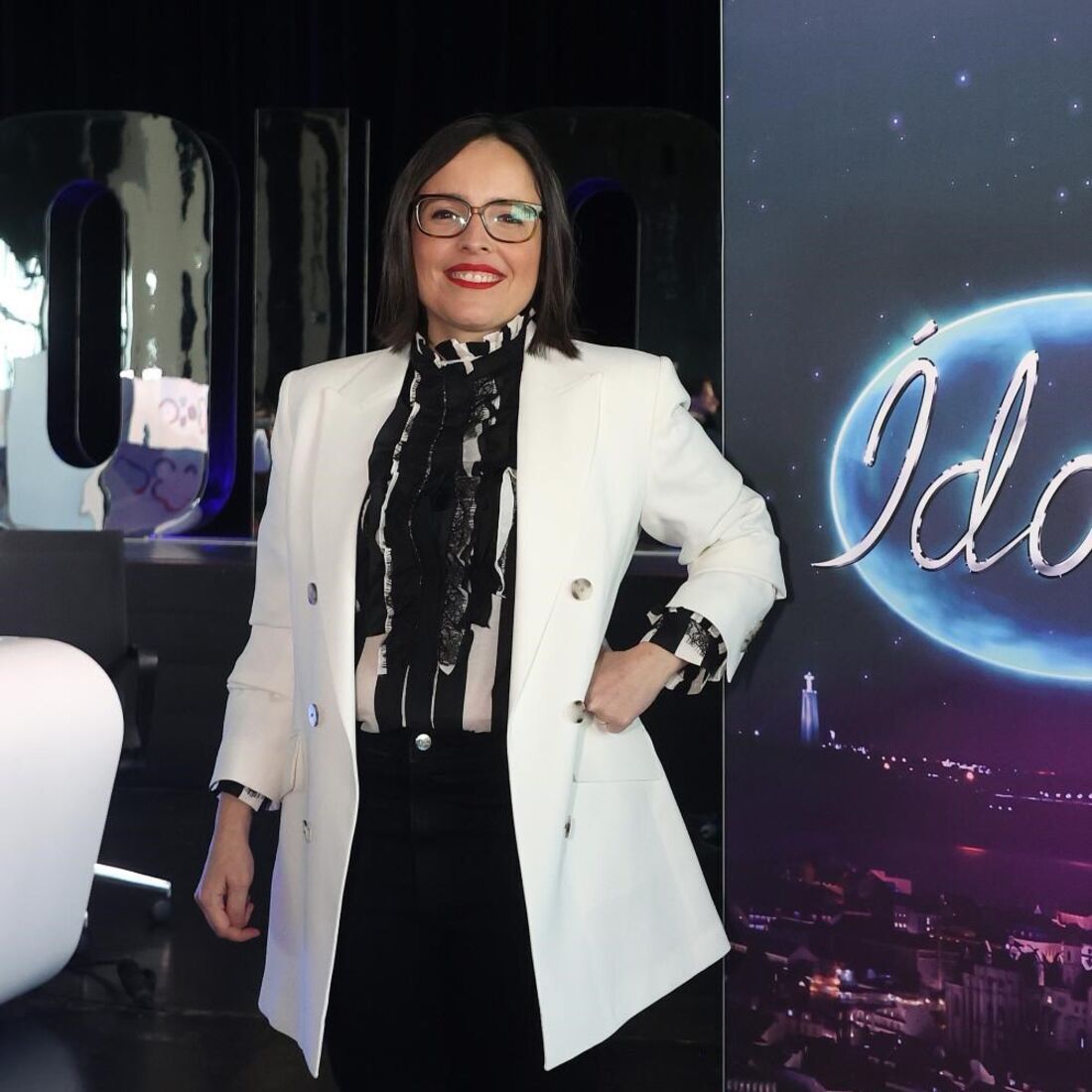 Joana Marques marca presença na apresentação do Ídolos