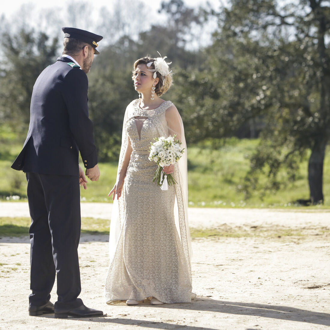 Vestido de noiva de A Herança, usado antes noutra novela da SIC, é de Xana