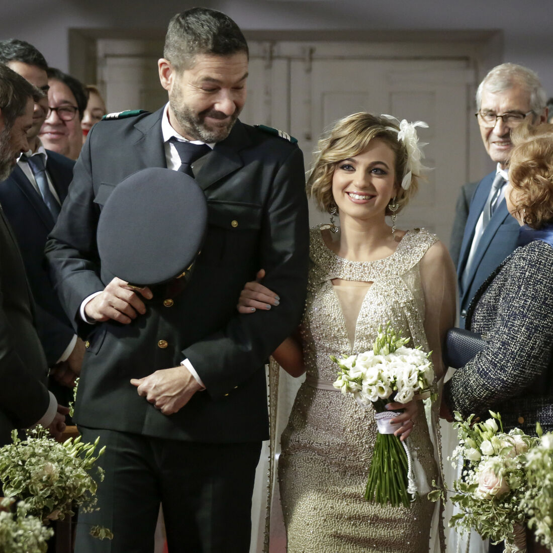 Vestido de noiva de Sofia em A Herança já foi usado por Patrícia Tavares noutra novela