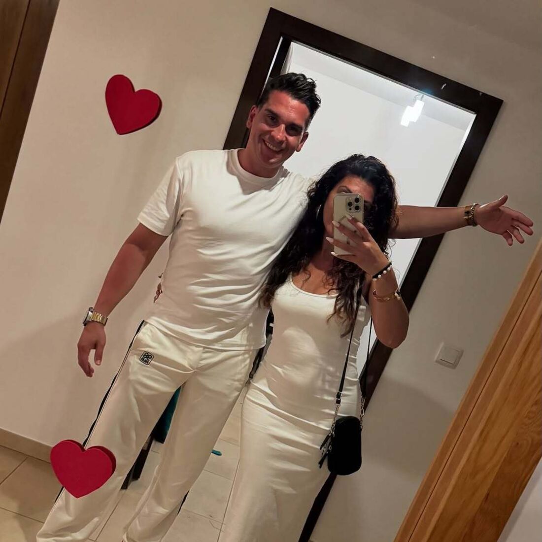 Nelson e Carla desfrutam de romance em Cabo Verde