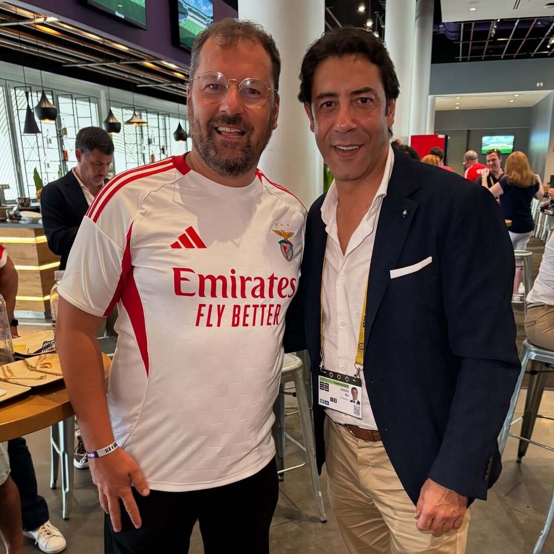 Pedro Fonseca apoia Rui Costa nos Estados Unidos