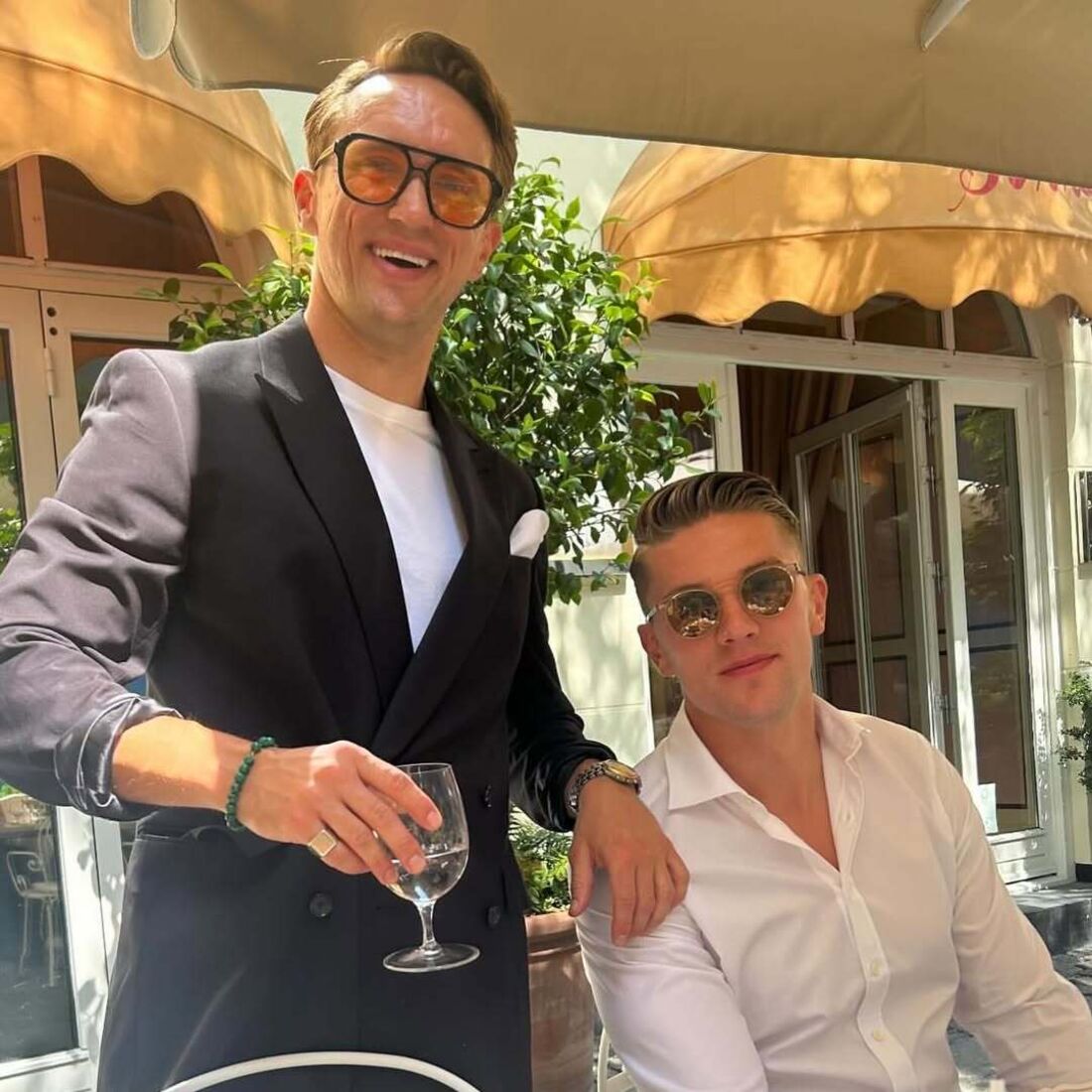 Gyökeres marca presença em casamentos sem a companhia da namorada