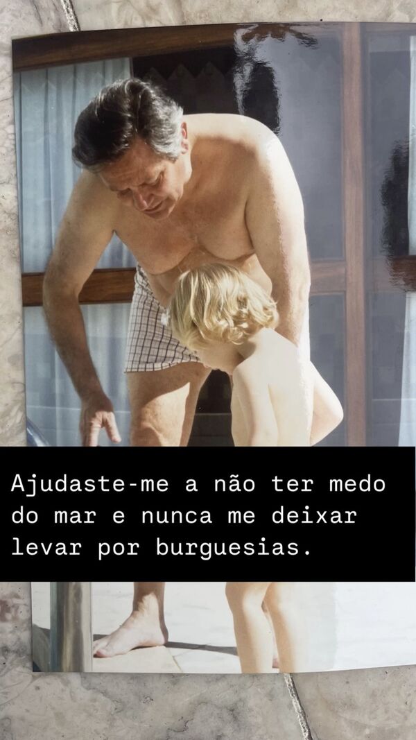 Margarida Bakker homenageia o avô Pedrosa: 'Ajudaste-me a não ter medo do mar'
