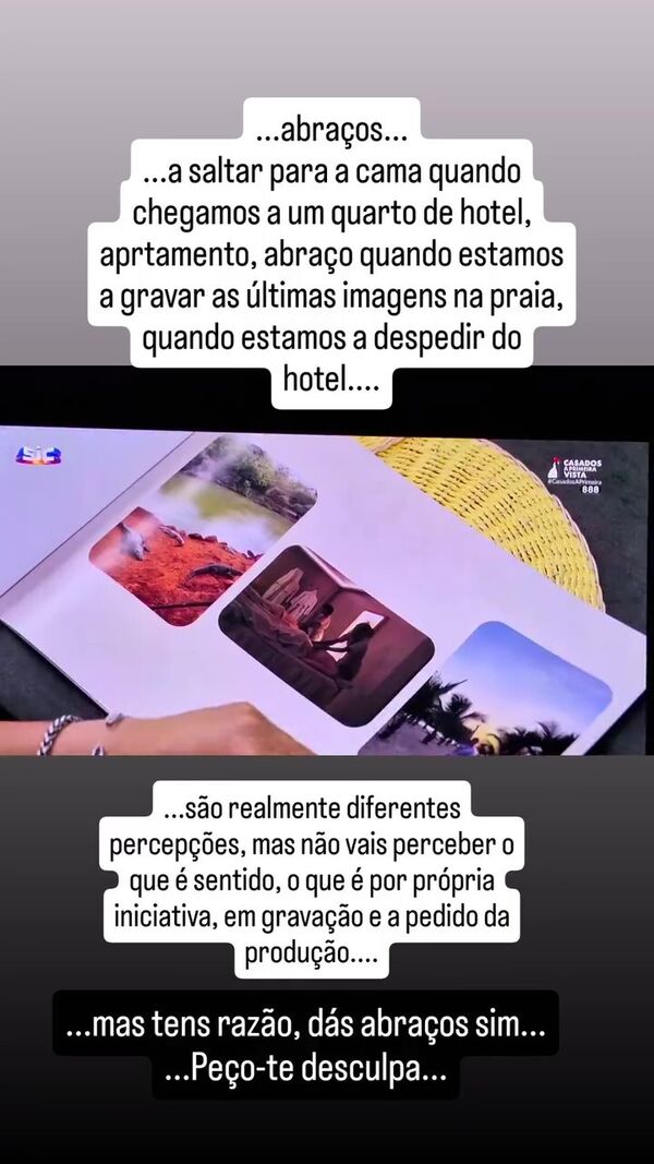 Hugo diz que Raquel só o abraçava a pedido da produção em Casados à Primeira Vista