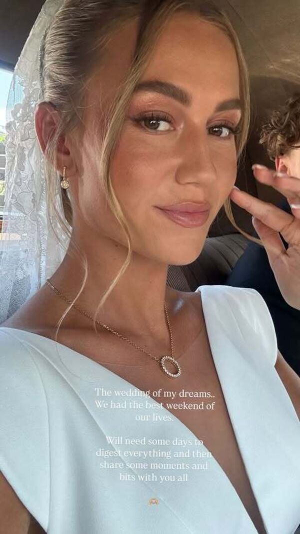 Hjulmand, capitão do Sporting, celebra casamento de sonho com Emilie Sofie Nissen.