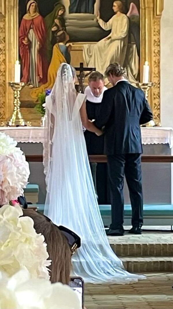 Casamento de Hjulmand com Emilie Sofie Nissen numa cerimónia