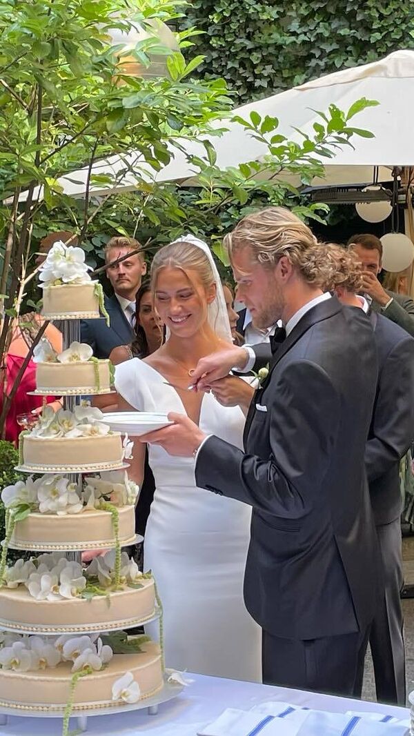 Hjulmand, jogador do Sporting, celebra casamento com Emilie Nissen