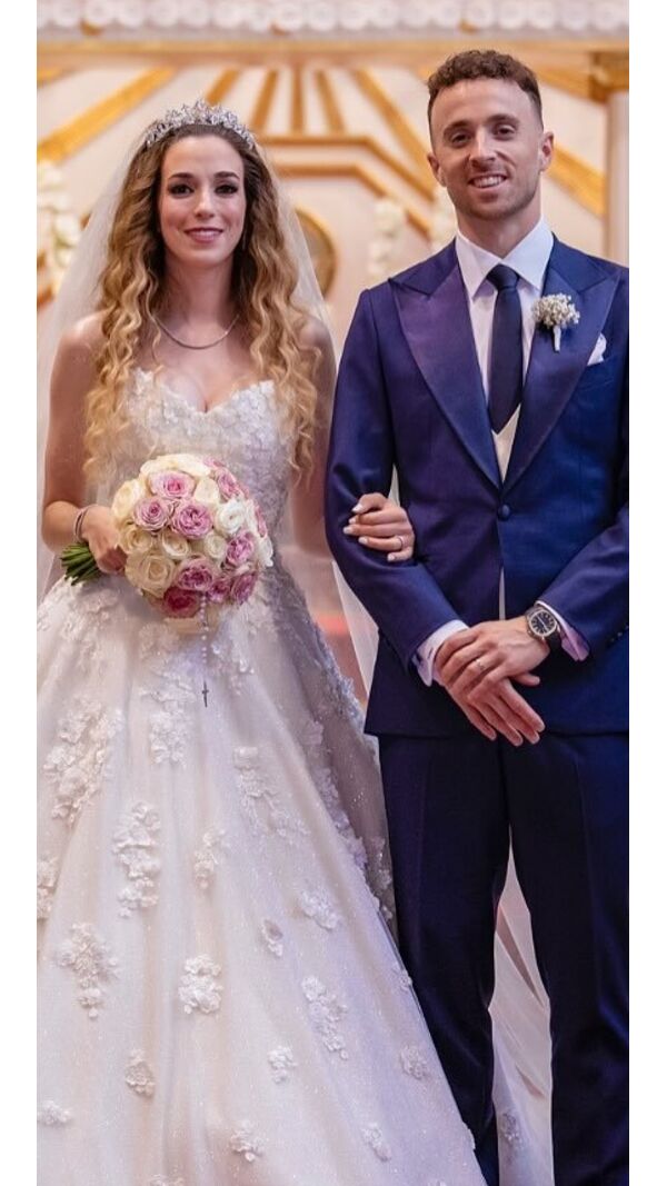 Diogo Jota e Rute Cardoso celebram casamento