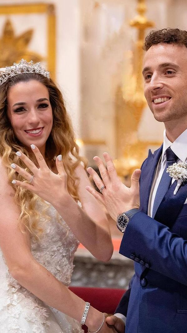 Diogo Jota e Rute Cardoso celebram o casamento
