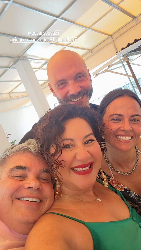 Raquel e João Ricardo de 'Casados à Primeira Vista' reunem-se com Rute Ahchak e César Sousa