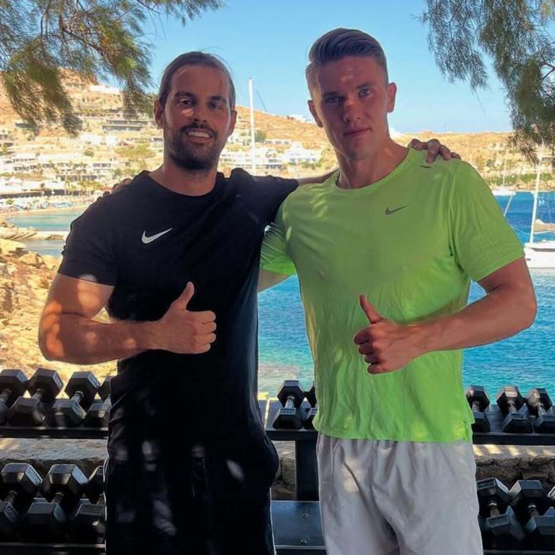 Gyökeres mantém a forma física durante as férias