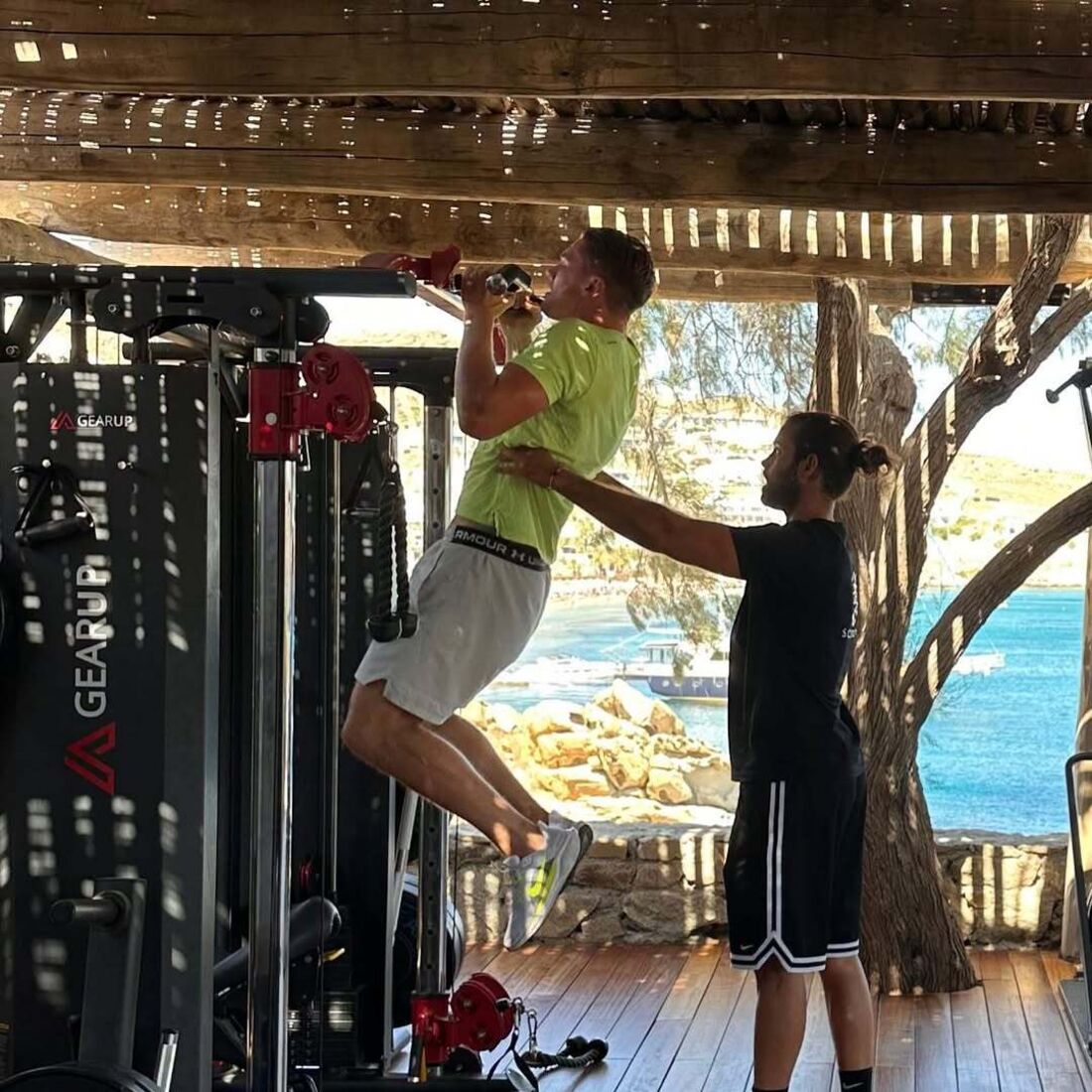 Gyökeres mantém a forma física durante as férias