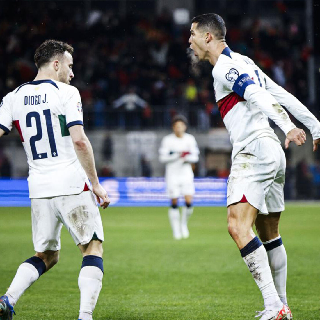 Cristiano Ronaldo em campo pela seleção de Portugal