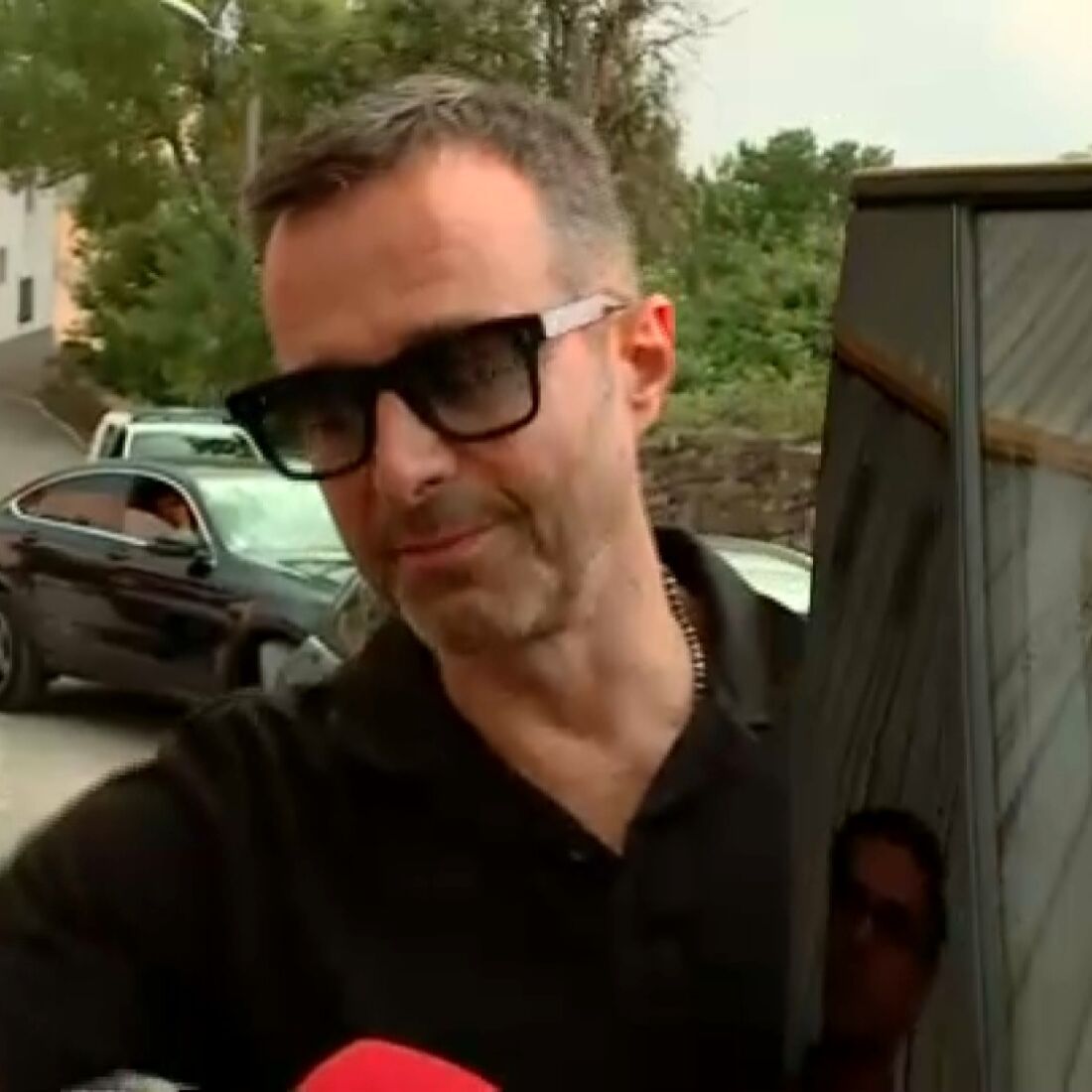 Pedro Dias chega para reconstituição do crime em Aguiar da Beira