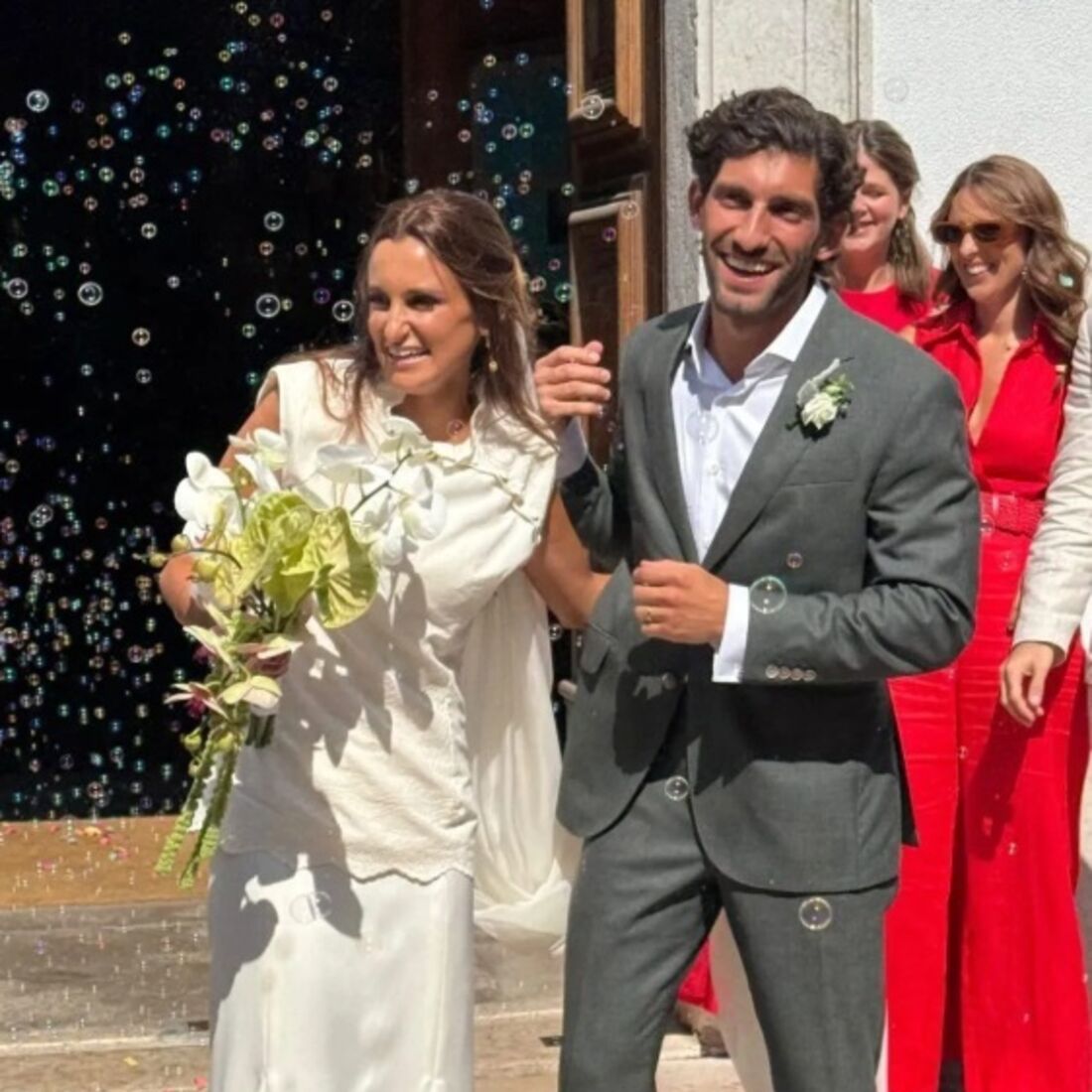 Cerimónia emocionante une Francisca, filha de Rita Salema, a Salvador