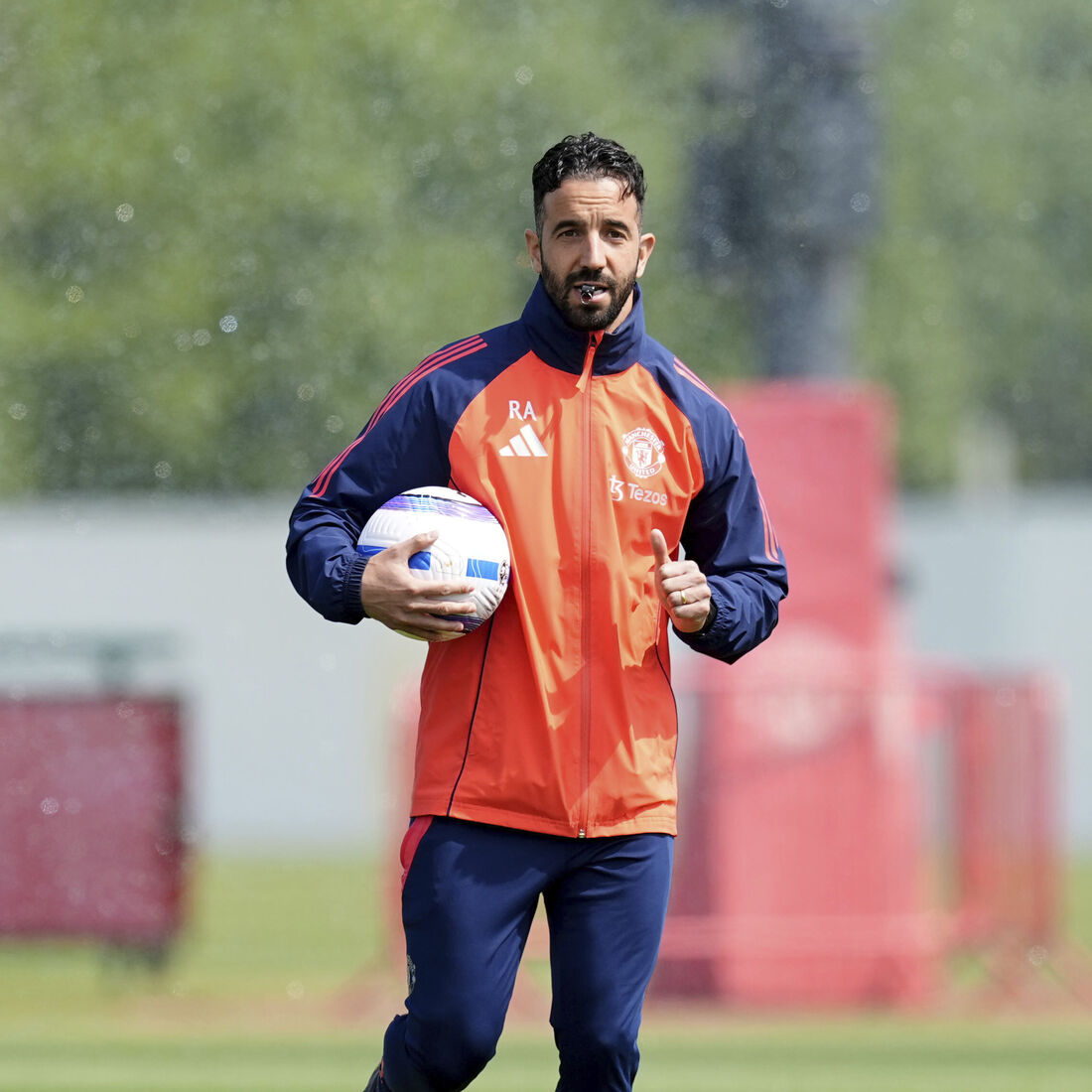 Ruben Amorim num treino