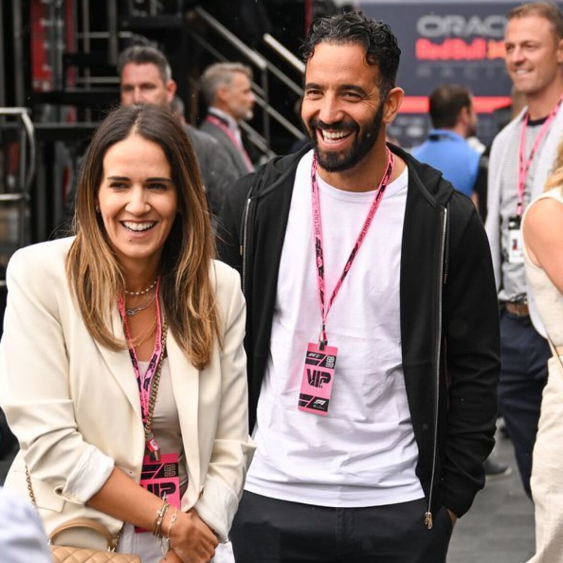 Ruben Amorim e a mulher Maria João Diogo
