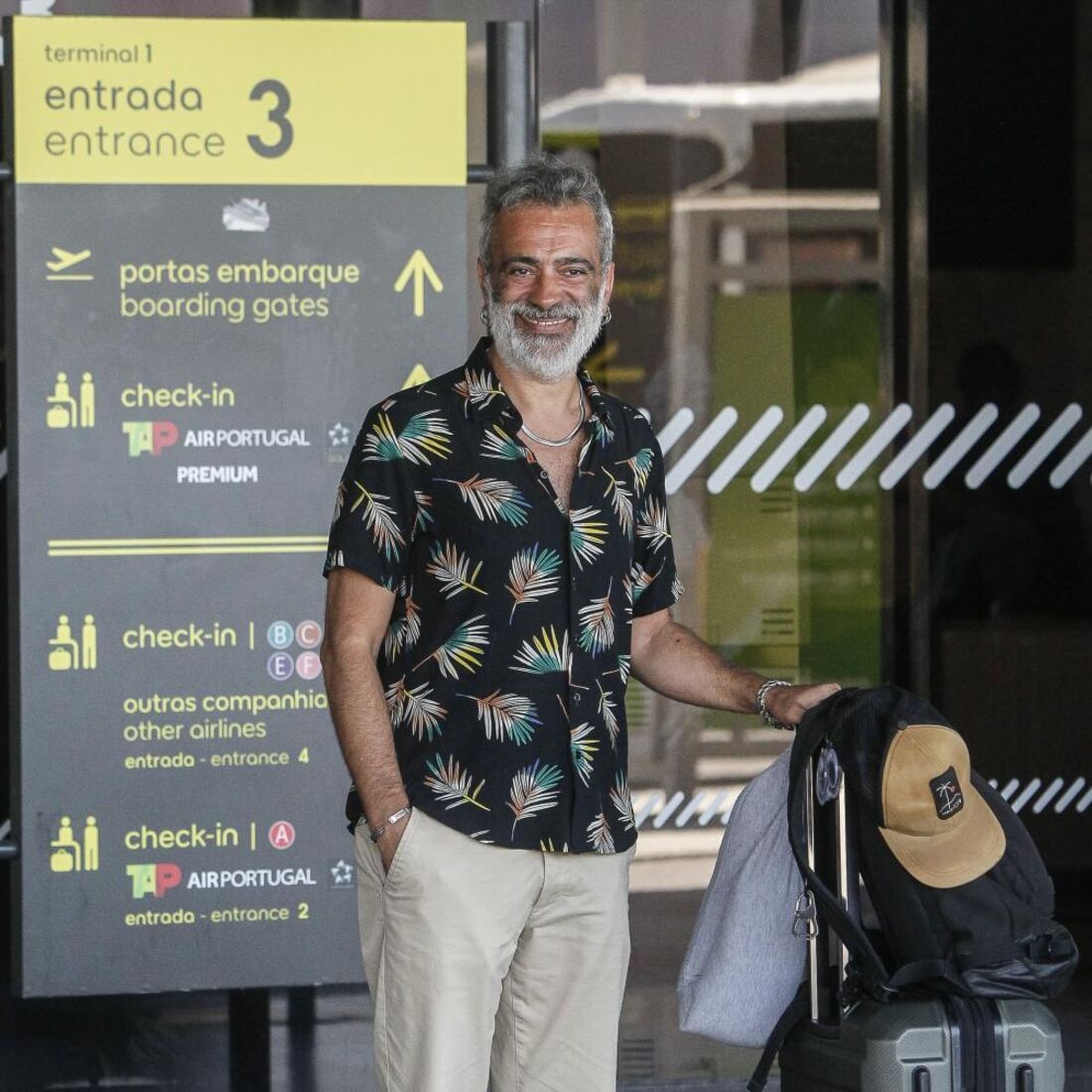 Paulo Calatré foi um dos atores a embarcar