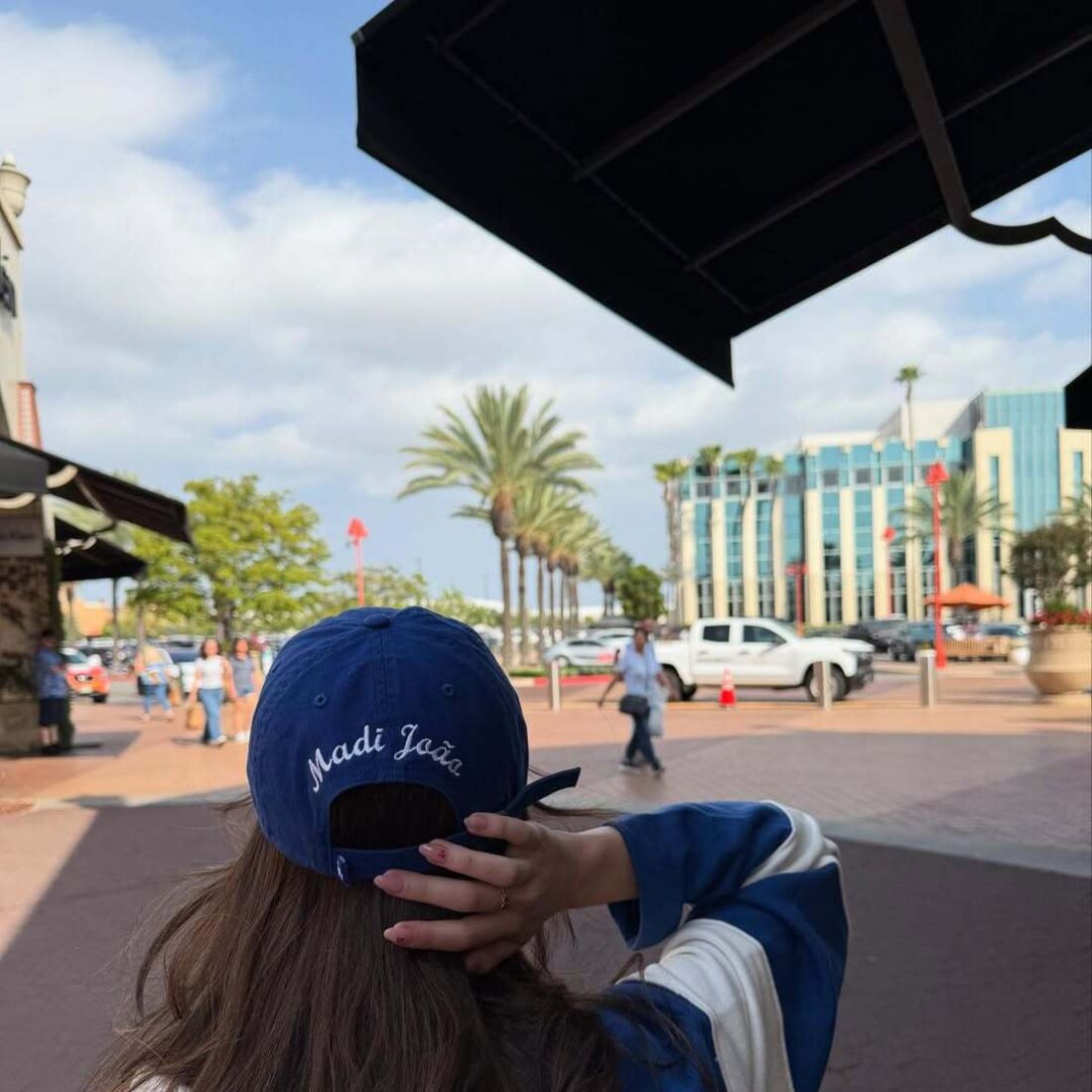 Madalena Aragão acompanha João Neves nos Estados Unidos, mostrando apoio nas folgas do atleta