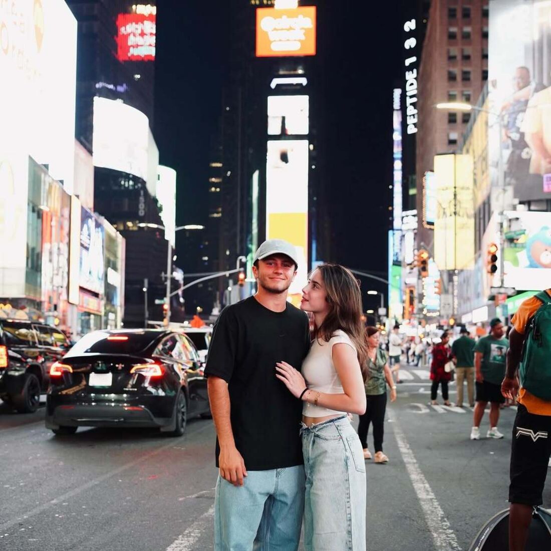 Madalena Aragão acompanha João Neves em Nova Iorque durante folga do Mundial de Clubes