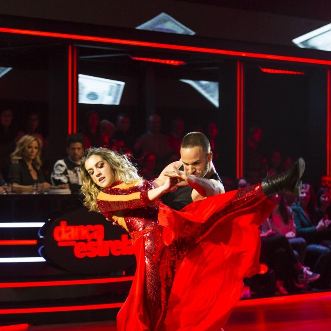 Renato Nobre com Bárbara Branco no 'Dança com as Estrelas'