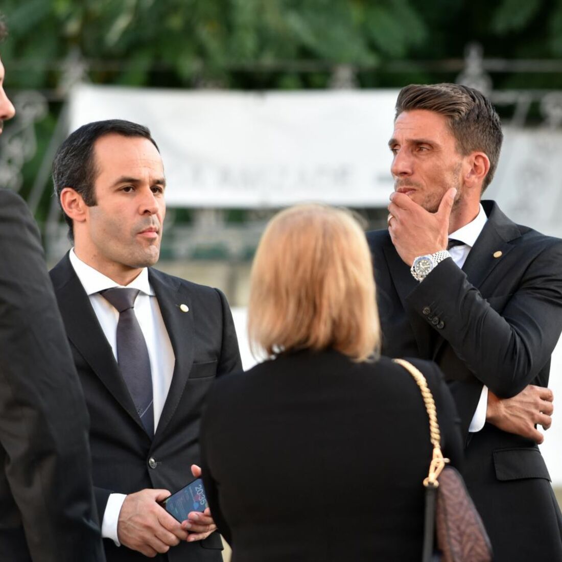 Daniel Carriço na missa de sétimo dia de Diogo Jota e André Silva