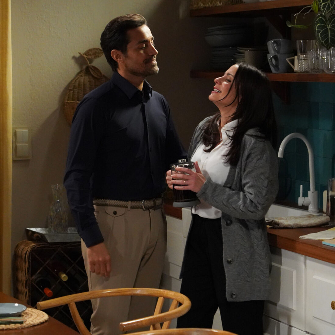 Vicente e Sofia na novela 'A Herança', da SIC