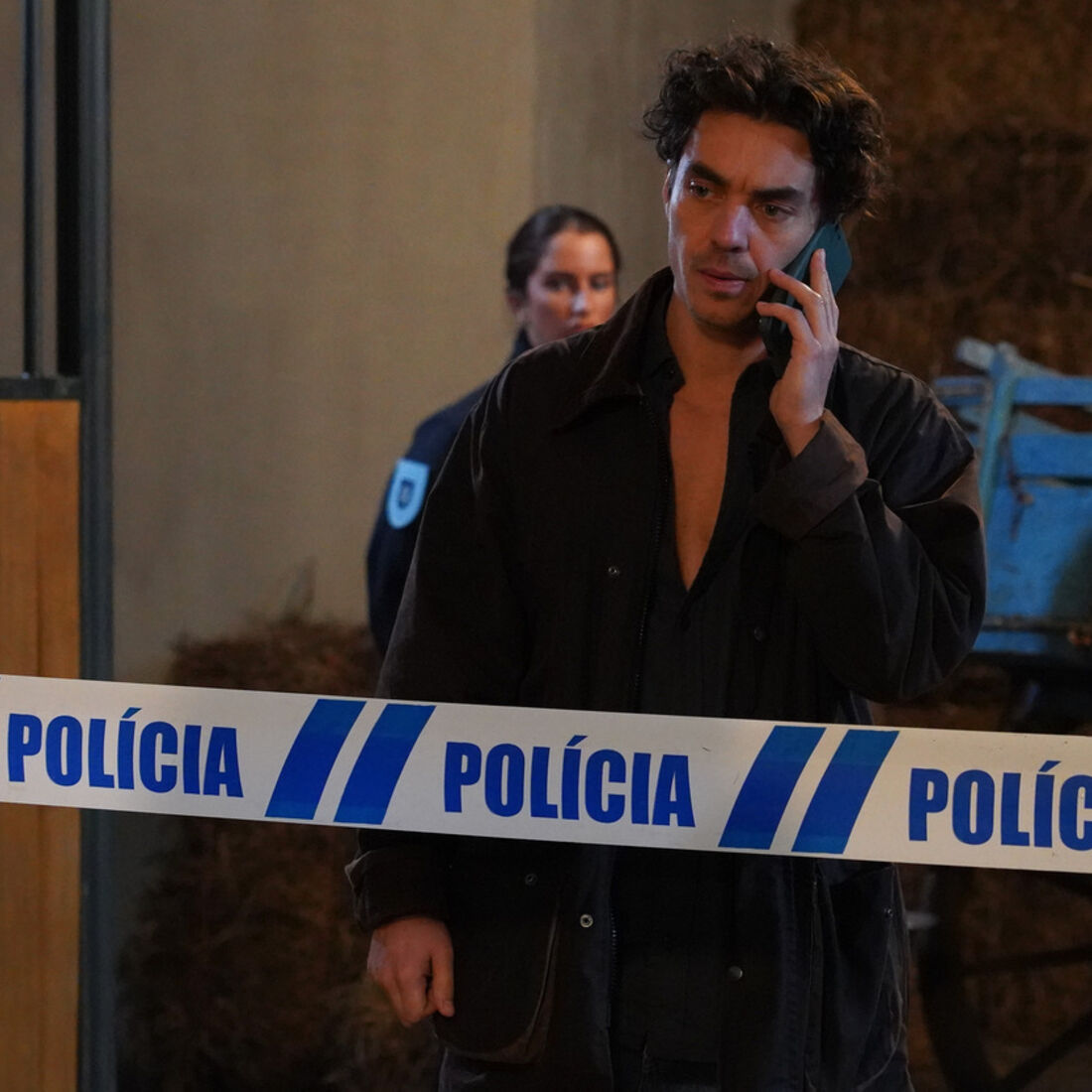 Clara e Gonçalo na novela 'A Herança'