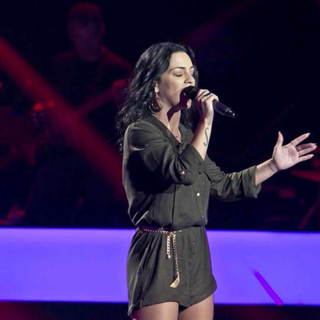 Luíza Abreu atuou no 'The Voice'