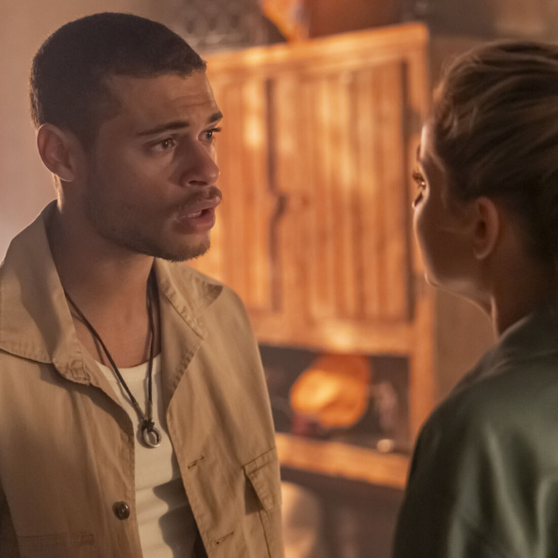 Eva e Talu na novela 'A Fazenda'