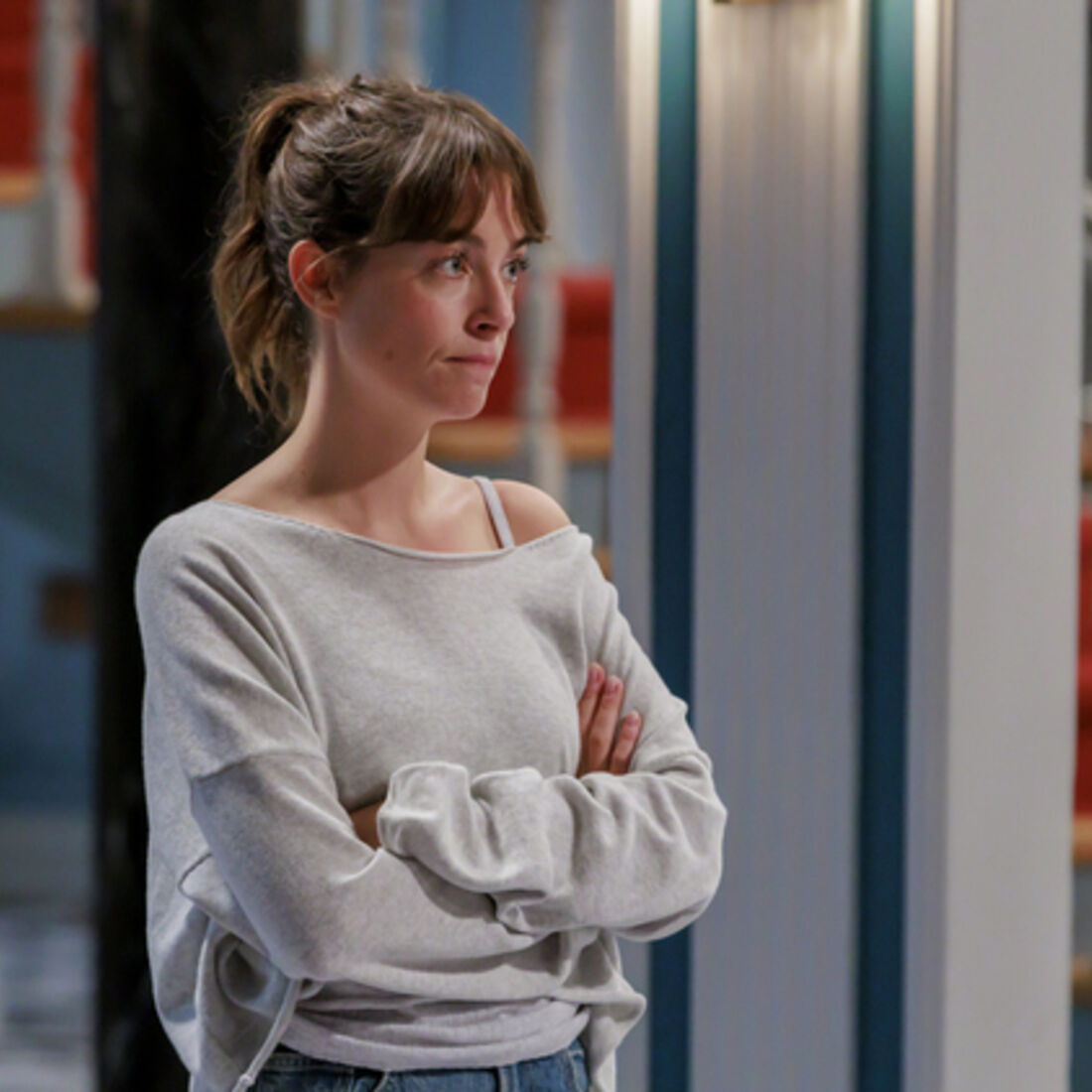 Laura na novela 'A Promessa'